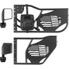 image:imageVEVOR Jeep Tube Doors 4Door Compatible with 20072018 Jeep Wrangler JK Unlimited Steel Off Road Front amp Rear Tubular Half Doors with DOT Certified Side View Mirrors Storage Bag and Rubber PadsJK