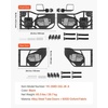image:imageVEVOR Jeep Tube Doors 4Door Compatible with 20072018 Jeep Wrangler JK Unlimited Steel Off Road Front amp Rear Tubular Half Doors with DOT Certified Side View Mirrors Storage Bag and Rubber PadsJK