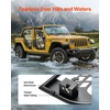 image:imageVEVOR Jeep Tube Doors 4Door Compatible with 20072018 Jeep Wrangler JK Unlimited Steel Off Road Front amp Rear Tubular Half Doors with DOT Certified Side View Mirrors Storage Bag and Rubber PadsJLJT