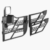 image:imageVEVOR Jeep Tube Doors 4Door Compatible with 20072018 Jeep Wrangler JK Unlimited Steel Off Road Front amp Rear Tubular Half Doors with DOT Certified Side View Mirrors Storage Bag and Rubber PadsJK