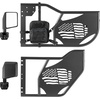 image:imageVEVOR Jeep Tube Doors 4Door Compatible with 20072018 Jeep Wrangler JK Unlimited Steel Off Road Front amp Rear Tubular Half Doors with DOT Certified Side View Mirrors Storage Bag and Rubber PadsJLJT