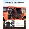 image:imageVEVOR Jeep Tube Doors 4Door Compatible with 20072018 Jeep Wrangler JK Unlimited Steel Off Road Front amp Rear Tubular Half Doors with DOT Certified Side View Mirrors Storage Bag and Rubber PadsJK