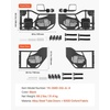 image:imageVEVOR Jeep Tube Doors 4Door Compatible with 20072018 Jeep Wrangler JK Unlimited Steel Off Road Front amp Rear Tubular Half Doors with DOT Certified Side View Mirrors Storage Bag and Rubber PadsJLJT