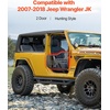 image:imageVEVOR Jeep Tube Doors 4Door Compatible with 20072018 Jeep Wrangler JK Unlimited Steel Off Road Front amp Rear Tubular Half Doors with DOT Certified Side View Mirrors Storage Bag and Rubber Pads2JK