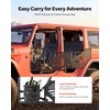 image:imageVEVOR Jeep Tube Doors 4Door Compatible with 20072018 Jeep Wrangler JK Unlimited Steel Off Road Front amp Rear Tubular Half Doors with DOT Certified Side View Mirrors Storage Bag and Rubber PadsJLJT