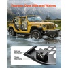 image:imageVEVOR Jeep Tube Doors 4Door Compatible with 20072018 Jeep Wrangler JK Unlimited Steel Off Road Front amp Rear Tubular Half Doors with DOT Certified Side View Mirrors Storage Bag and Rubber PadsJK