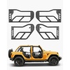 image:imageVEVOR Jeep Tube Doors 4 Door Adventure Style Jeep JK Tubular Door Fit for 20072018 Jeep Wrangler JK with HeavyDuty Hinges amp OE Latch amp Rubber Pads amp Toughened Steel TubeJK