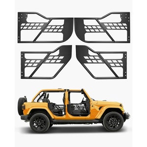 image:imageVEVOR Jeep Tube Doors 4 Door Adventure Style Jeep JK Tubular Door Fit for 20072018 Jeep Wrangler JK with HeavyDuty Hinges amp OE Latch amp Rubber Pads amp Toughened Steel TubeJLJT