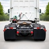 image:imageVEVOR Angled Spring Loaded Mud Flap Hangers 118 Bolt Spacing Mudflap Hangers for Semi Trucks 1 Pair Heavy Duty Semi Truck Mud Flap Hanger Set with Reflective Strips Black118