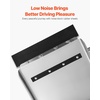 image:imageVEVOR Quarter Fenders for Semi Trucks 24 x 24 Semi Truck Fenders with Tube Bracket and Mounting Hardware 1 Pair Right amp Left Quarter Fender Set Fit for Freightliner Peterbilt KenworthsilverStainless Steel