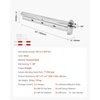 image:imageVEVOR Stainless Steel Mud Flap Hangers with Light Cutouts 212 Bolt Spacing Spring Loaded Mudflap Hangers for Semi Trucks 1 Pair Heavy Duty Semi Truck Mud Flap Hanger Set SilverSilver  118 Bolt Spacing