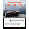 image:imageVEVOR Stainless Steel Mud Flap Hangers with Light Cutouts 212 Bolt Spacing Spring Loaded Mudflap Hangers for Semi Trucks 1 Pair Heavy Duty Semi Truck Mud Flap Hanger Set SilverSilver  118 Bolt Spacing