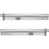 image:imageVEVOR Stainless Steel Mud Flap Hangers with Light Cutouts 212 Bolt Spacing Spring Loaded Mudflap Hangers for Semi Trucks 1 Pair Heavy Duty Semi Truck Mud Flap Hanger Set SilverSilver  118 Bolt Spacing
