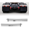 image:imageVEVOR Stainless Steel Mud Flap Hangers with Light Cutouts 212 Bolt Spacing Spring Loaded Mudflap Hangers for Semi Trucks 1 Pair Heavy Duty Semi Truck Mud Flap Hanger Set SilverSilver  118 Bolt Spacing