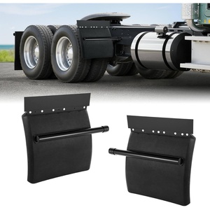 image:imageVEVOR Quarter Fenders for Semi Trucks 24 x 24 Semi Truck Fenders with Tube Bracket and Mounting Hardware 1 Pair Right amp Left Quarter Fender Set Fit for Freightliner Peterbilt KenworthPlastic