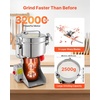 image:imageVEVOR 2500g Electric Grain Mill Grinder 3400W 32000RPM High Speed Spice Corn Dry Grinding Machine Stainless Steel Pulverizer Powder Machine for Dried Grains Coffee Beans Spices Nuts 270 Swing Type