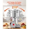 image:imageVEVOR 2500g Electric Grain Mill Grinder 3400W 32000RPM High Speed Spice Corn Dry Grinding Machine Stainless Steel Pulverizer Powder Machine for Dried Grains Coffee Beans Spices Nuts 270 Swing Type
