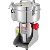image:imageVEVOR 2500g Electric Grain Mill Grinder 3400W 32000RPM High Speed Spice Corn Dry Grinding Machine Stainless Steel Pulverizer Powder Machine for Dried Grains Coffee Beans Spices Nuts 270 Swing Type