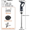 image:imageVEVOR Commercial Immersion Blender 500W Heavy Duty Hand Mixer 16 inch Stepless Variable Speed Mixer with Stainless Steel Blade MultiPurpose Portable Mixer for Soup Sauces Mashed Potatoes Cream500Watt 20inch