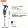 image:imageVEVOR Commercial Immersion Blender 500W Heavy Duty Hand Mixer 16 inch Stepless Variable Speed Mixer with Stainless Steel Blade MultiPurpose Portable Mixer for Soup Sauces Mashed Potatoes Cream500Watt 16inch