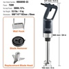 image:imageVEVOR Commercial Immersion Blender 500W Heavy Duty Hand Mixer 16 inch Stepless Variable Speed Mixer with Stainless Steel Blade MultiPurpose Portable Mixer for Soup Sauces Mashed Potatoes Cream750Watt 12inch