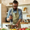 image:imageVEVOR Commercial Immersion Blender 500W Heavy Duty Hand Mixer 16 inch Stepless Variable Speed Mixer with Stainless Steel Blade MultiPurpose Portable Mixer for Soup Sauces Mashed Potatoes Cream200Watt 8Variable