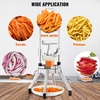 image:imageVEVOR Commercial Vegetable Fruit Chopper 14 Blade Heavy Duty Professional Food Dicer Kattex French Fry Cutter Onion Slicer Stainless Steel for Tomato Peppers Potato MushroomPush style 14
