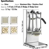 image:imageVEVOR Commercial Vegetable Fruit Chopper Stainless Steel French Fry Cutter w 4 Blades 14 38 12 Vegetable Chopper Dicer wStainless Bowl Heavy Duty Cutter for Potato Tomato Onion Mushroom14  38  6Wedge Slicer  6Wedge Apple Corer