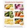 image:imageVEVOR Commercial Vegetable Fruit Chopper Stainless Steel French Fry Cutter w 4 Blades 14 38 12 Vegetable Chopper Dicer wStainless Bowl Heavy Duty Cutter for Potato Tomato Onion Mushroom14  38  12  Juicer Plate