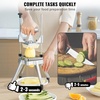 image:imageVEVOR Commercial Vegetable Fruit Chopper Stainless Steel French Fry Cutter w 4 Blades 14 38 12 Vegetable Chopper Dicer wStainless Bowl Heavy Duty Cutter for Potato Tomato Onion Mushroom14  38  12  6Wedge Slicer