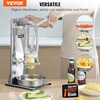 image:imageVEVOR Commercial Vegetable Fruit Chopper Stainless Steel French Fry Cutter w 4 Blades 14 38 12 Vegetable Chopper Dicer wStainless Bowl Heavy Duty Cutter for Potato Tomato Onion Mushroom14  38  6Wedge Slicer  6Wedge Apple Corer