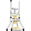 image:imageVEVOR Commercial Vegetable Fruit Chopper Stainless Steel French Fry Cutter w 4 Blades 14 38 12 Vegetable Chopper Dicer wStainless Bowl Heavy Duty Cutter for Potato Tomato Onion Mushroom14  38  12  6Wedge Slicer