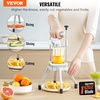 image:imageVEVOR Commercial Vegetable Fruit Chopper Stainless Steel French Fry Cutter w 4 Blades 14 38 12 Vegetable Chopper Dicer wStainless Bowl Heavy Duty Cutter for Potato Tomato Onion Mushroom14  38  12  6Wedge Slicer