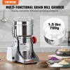 image:imageVEVOR Electric Grain Mill Grinder 600W High Power Commercial Spice Grinder 66 Gal Pulverizer Powder Machine with Galvanized Sharp Blades for Dry Grains Spices Cereals Coffee Corn amp Pepper700g