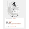 image:imageVEVOR Food Processor amp Vegetable Chopper 3000RPM FoodGrade Stainless Steel Food Processor Chopper with SCurve Blade Multifunctional for Chopping Vegetables Fruit Grains Nuts550 W