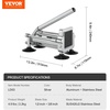 image:imageVEVOR French Fry Cutter Potato Slicer with 12Inch and 38Inch Stainless Steel Blades Manual Potato Cutter Chopper with Suction Cups Great for Potato French Fries Cucumber Vegetables Carrot12 inch38 inch Suctioncup
