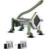 image:imageVEVOR French Fry Cutter Potato Slicer with Stainless Steel Blades Manual Potato Cutter Chopper with Suction Cups Great for Potato French Fries Cucumber Vegetables CarrotGreen