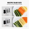 image:imageVEVOR French Fry Cutter Potato Slicer with Stainless Steel Blades Manual Potato Cutter Chopper with Suction Cups Great for Potato French Fries Cucumber Vegetables CarrotGreen