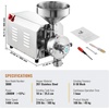 image:imageVEVOR Soybean Grinder Commercial Grinding Machine for Spices 3000W Corn Mill Grinder 100 KGH Stainless Steel Industrial Flour Milling Machine for Pepper Soybean Peanut Corn Grains3000W