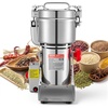 image:imageVEVOR 1000g Electric Grain Mill Grinder High Speed 3000W Commercial Spice Grinders Stainless Steel Pulverizer Powder Machine for Dry Grains Spices Cereals Coffee Corn Pepper Swing TypeSilver