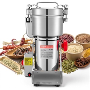 image:imageVEVOR 1000g Electric Grain Mill Grinder High Speed 3000W Commercial Spice Grinders Stainless Steel Pulverizer Powder Machine for Dry Grains Spices Cereals Coffee Corn Pepper Swing TypeSilver