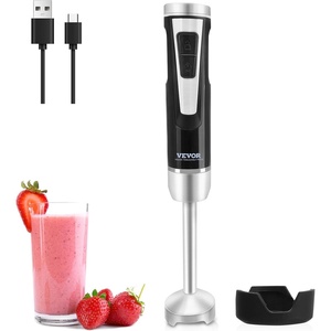 image:imageVEVOR Commercial Immersion Blender 500W Heavy Duty Hand Mixer 16 inch Stepless Variable Speed Mixer with Stainless Steel Blade MultiPurpose Portable Mixer for Soup Sauces Mashed Potatoes Cream200Watt 8Variable