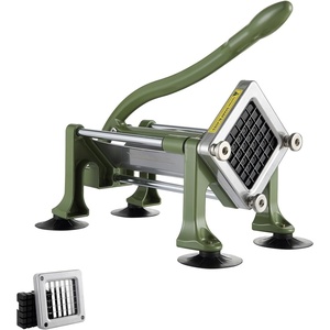 image:imageVEVOR French Fry Cutter Potato Slicer with Stainless Steel Blades Manual Potato Cutter Chopper with Suction Cups Great for Potato French Fries Cucumber Vegetables CarrotGreen