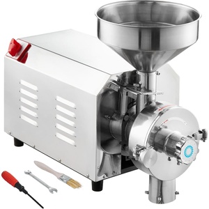 image:imageVEVOR Soybean Grinder Commercial Grinding Machine for Spices 3000W Corn Mill Grinder 100 KGH Stainless Steel Industrial Flour Milling Machine for Pepper Soybean Peanut Corn Grains3000W