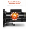 image:imageVEVOR 12 HP Shallow Well Jet Pump AC 115230 Volt 790 GPH Dual Voltage Cast Iron Well Jet Pump with 147 ft Max Head Lift Automatic Pressure Switch for Garden Irrigation Lawn Sprinkler System2 HP