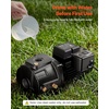 image:imageVEVOR 12 HP Shallow Well Jet Pump AC 115230 Volt 790 GPH Dual Voltage Cast Iron Well Jet Pump with 147 ft Max Head Lift Automatic Pressure Switch for Garden Irrigation Lawn Sprinkler System1 HP