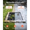 image:imageVEVOR 25 x 30 ft Pond Liner 14 Mil Thickness 3Layer Reinforced PE Fish Koi Pond Liner for Outdoor Ponds with Hemmed Edge and 4 Metal Buttonholes for Water Garden Waterfall and Fountains Black15 x 15 ft