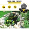 image:imageVEVOR 25 x 30 ft Pond Liner 14 Mil Thickness 3Layer Reinforced PE Fish Koi Pond Liner for Outdoor Ponds with Hemmed Edge and 4 Metal Buttonholes for Water Garden Waterfall and Fountains Black15 x 20 ft