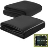 image:imageVEVOR 25 x 30 ft Pond Liner 14 Mil Thickness 3Layer Reinforced PE Fish Koi Pond Liner for Outdoor Ponds with Hemmed Edge and 4 Metal Buttonholes for Water Garden Waterfall and Fountains Black15 x 15 ft