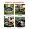 image:imageVEVOR 25 x 30 ft Pond Liner 14 Mil Thickness 3Layer Reinforced PE Fish Koi Pond Liner for Outdoor Ponds with Hemmed Edge and 4 Metal Buttonholes for Water Garden Waterfall and Fountains Black15 x 15 ft